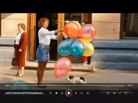 AI Video from prompt: Sunny weather.A strong wind is blowing from left