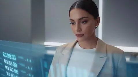 AI Video from prompt: Cinematic modern video of a confident intelligen