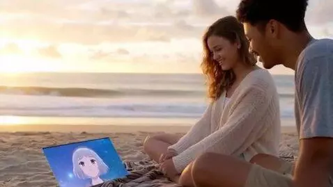 AI Video from prompt: An 18-year-old girl and an 18-year-old boy are r