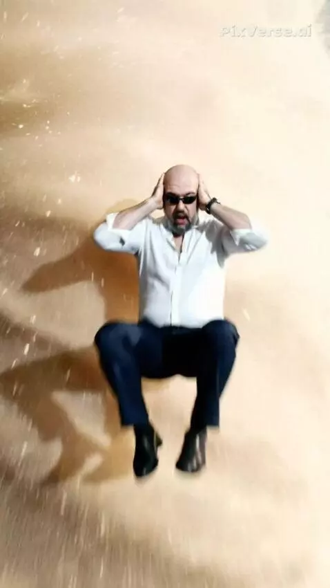 AI Video from prompt: Realistic video. Cinematic style. A tornado swee