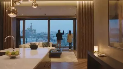 AI Video from prompt: A strange video, people in the distance shouting