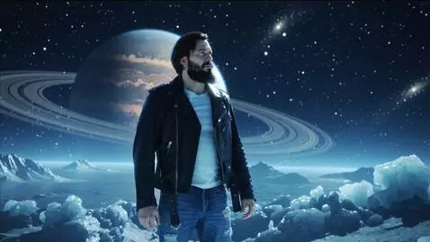 AI Video from prompt: Create a Viktor Tsoi video on Saturn