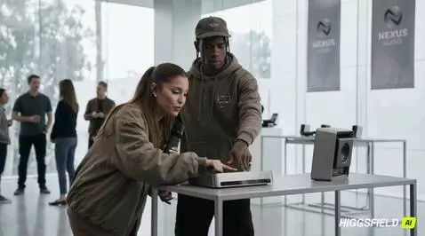 AI Video from prompt: Ultra-realistic cinematic 12-second clip of two 