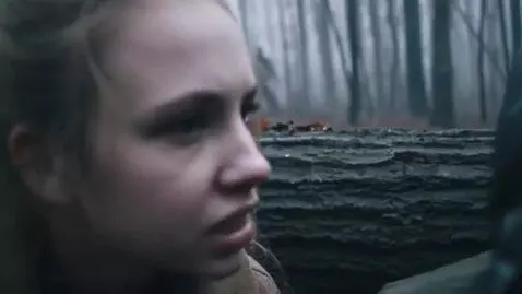 AI Video from prompt: A young Russian woman named Katya is filming an 