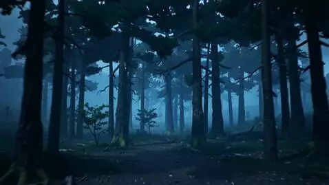 AI Video from prompt: cinematic american mystery thriller — dense fore