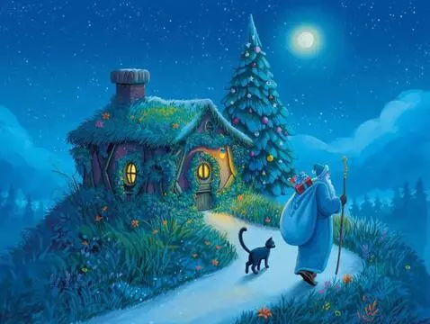 AI Video from prompt: Santa clause walking