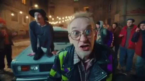 AI Video from prompt: A beatboxer, a mumble rapper and a break dancer 