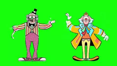 AI Video from prompt: characters dancing mechanically and roboticaly