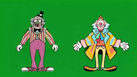 AI Video from prompt: characters dancing mechanically and roboticaly