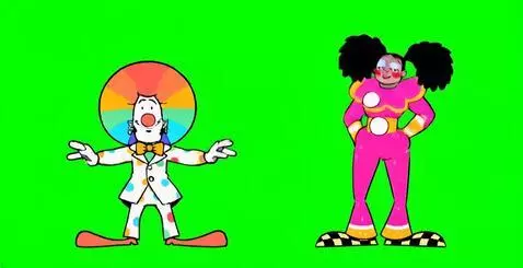 AI Video from prompt: characters dancing mechanically and roboticaly