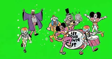 AI Video from prompt: cartoon-characters-having-fun