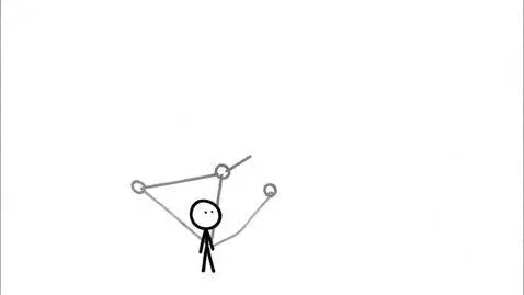 AI Video from prompt: Marker-drawn black-and-white animation. At first