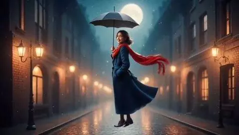 AI Video from prompt: A whimsical, fairy-tale style cinematic video in