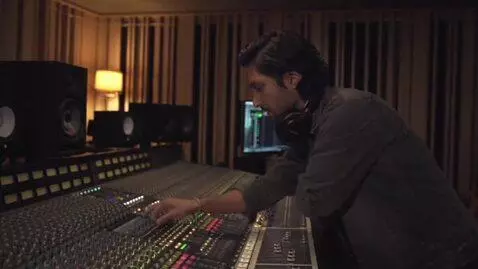 AI Video from prompt: Man mix with rock