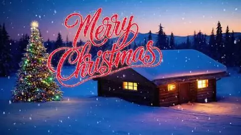 AI Video from prompt: Create a Merry Christmas card