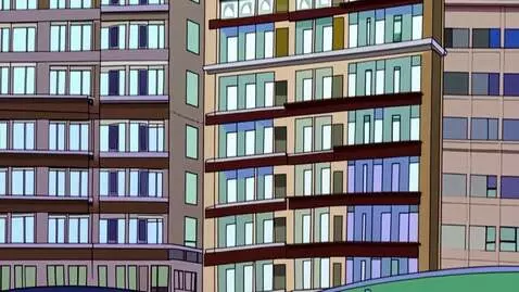 AI Video from prompt: The Neighbor Who Never Sleeps (Cartoon Horror)  