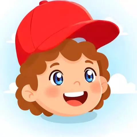 AI Video from prompt: A child with a wide, open-mouthed smile gazes up