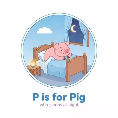 AI Video from prompt: A plump, contented pig sleeps soundly in a cozy 