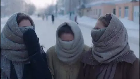 AI Video from prompt: •	An icy wind blows, and the frost is biting. Ru