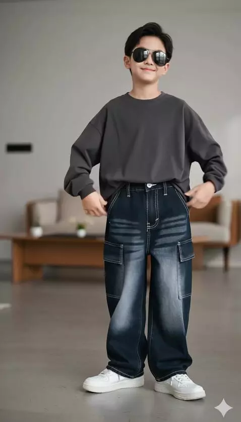 AI Video from prompt: “The boy crosses his arms over his chest with a 