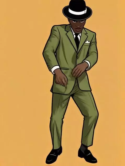 AI Video from prompt: jamaican-rudebwoy-skankin-dancin