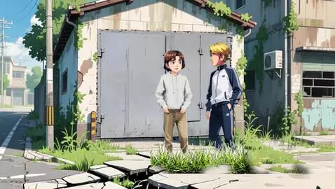 AI Video from prompt: Guy and girl talking, camera zooms in, close-up