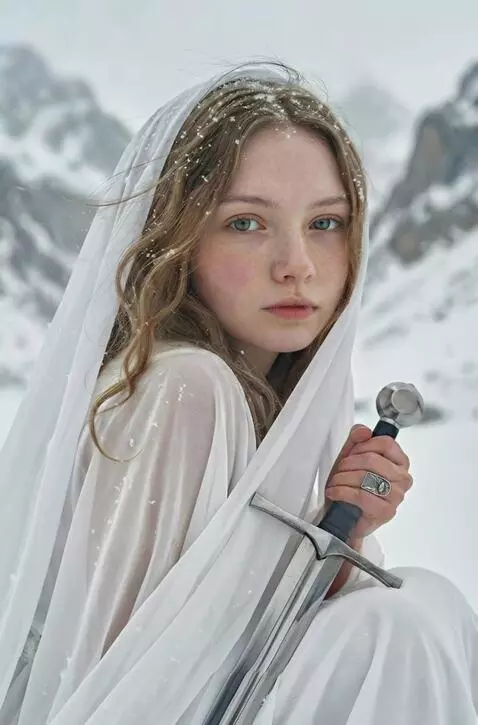 AI Video from prompt: Strictly preserve the EXACT silver ring design f