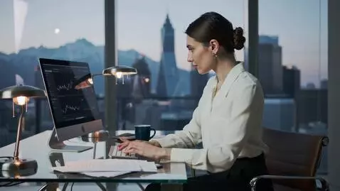 AI Video from prompt: Russian girl in office clothes