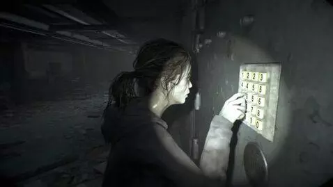 AI Video from prompt: Katya is filming an Old VHS camcorder handheld c