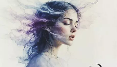 AI Video from prompt: A girl turns into a monster