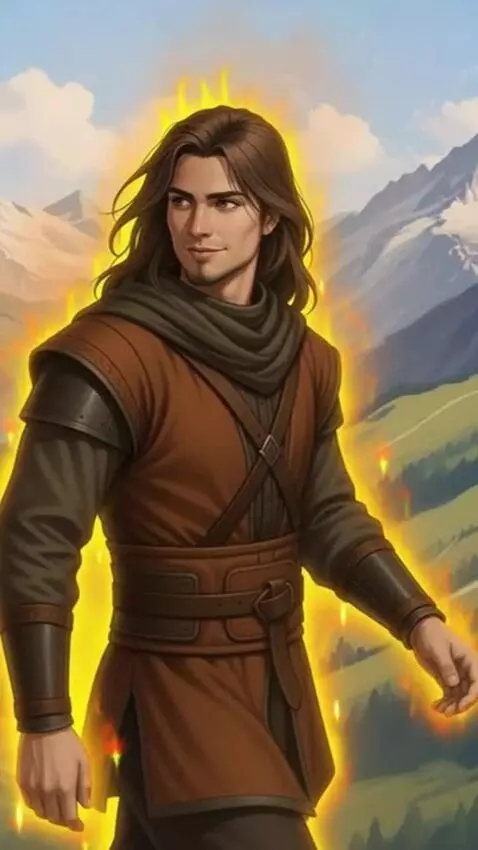 AI Video from prompt: Powerful anime character in early 2000s Japanese