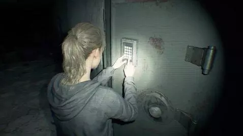 AI Video from prompt: Katya is filming an Old VHS camcorder handheld c