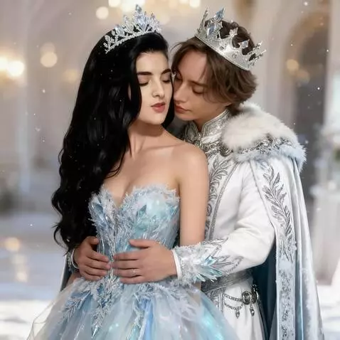 AI Video from prompt: Passionate French kiss