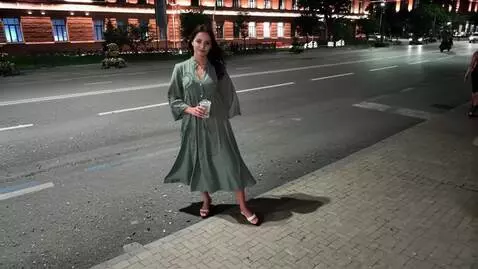 AI Video from prompt: Walking down the catwalk