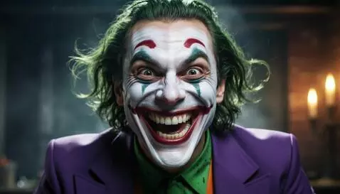 AI Video from prompt: The Joker turns into a monster