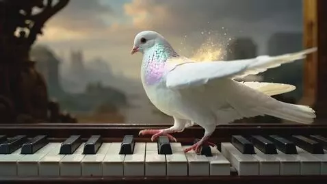 AI Video from prompt: create a highly artistic video -1st frame - pian