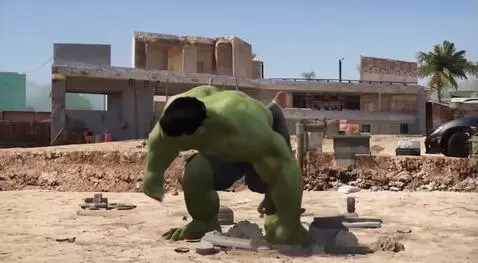 AI Video from prompt: Location: Rural Spanish village construction sit