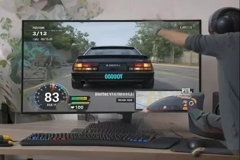 AI Video from prompt: the man is plaing  the game bmgdrive an ibishu 1