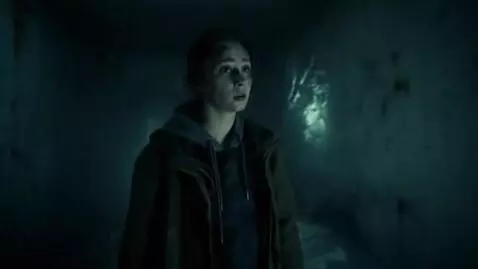 AI Video from prompt: Katya is filming an Old VHS camcorder handheld c