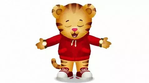 AI Video from prompt: Daniel Tiger lessons and learns about the Alphab