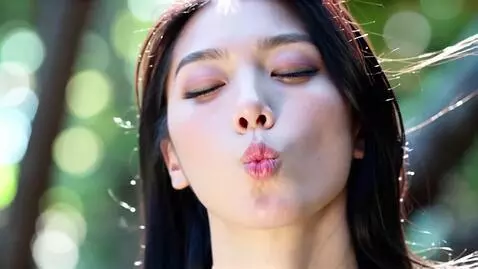 AI Video from prompt: Kissing a guy passionate on bed