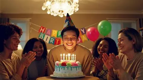 AI Video from prompt: I wish you a happy birthday