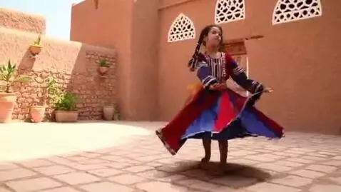 AI Video from prompt: A young Yemeni girl dancing