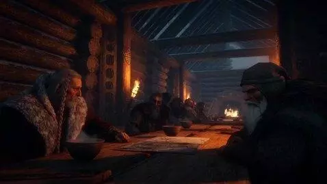 AI Video from prompt: The cinematic style - A grand veche of elders of