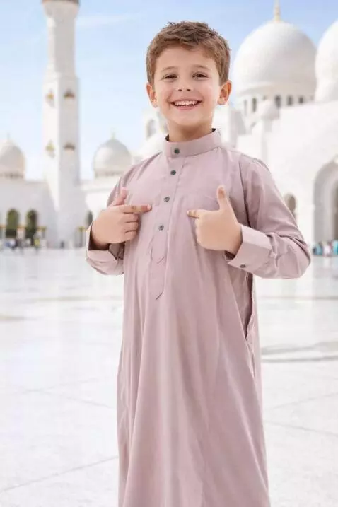 AI Video from prompt: a child appears happy and enthusiastic about pro