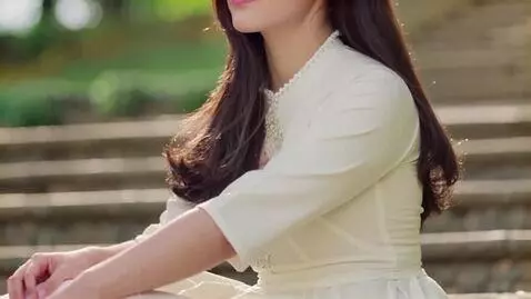 AI Video from prompt: Woman's belly gets inflated with air