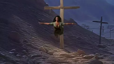 AI Video from prompt: Woman falls down