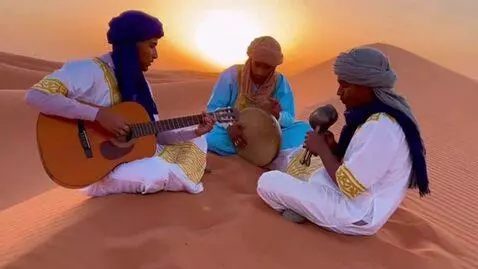 AI Video from prompt: Ultra-realistic cinematic shot in the Moroccan S