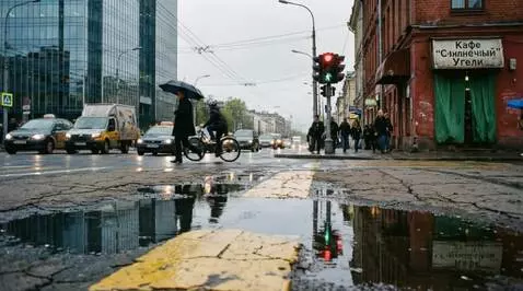 AI Video from prompt: City daily routine