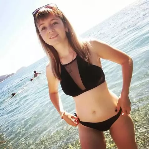 AI Video from prompt: Pulls up her panties high to her waist and goes